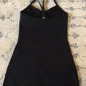 Lululemon Power Y Tank - Black Dot SZ 2